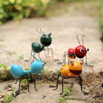 Garden courtyard decorates pastoral animal ant furniture atmospheric high-end creative iron wall wall decoration