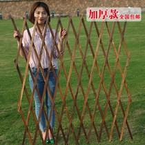 Outdoor anti-corrosion fence stretched wooden fence climbing atmospheric upscale fence fence wall decorated grid floral frame