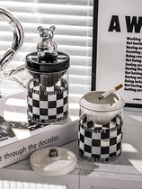 Personality trend funnel ashtray in air light high-end creative hall anti-fly gray smoke office creative cover