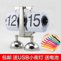 Retro Alarm Clock Fittings Old Shanghai Clock Retro Living Room Simple Atmospheric Electric Mechanical Watch Personality Unique Alarm Clock