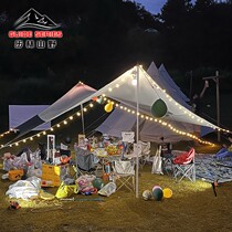 Outdoor camping decoration small light string LED lighting simple atmospheric tent lamp hanging atmospheric battery lamp long life