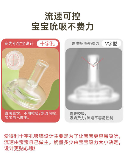 Aideli 병 짚 2 살 및 1 흡입 노즐 넓은 직경 오리 빌 중력 공 Universal Silicone 액세서리 Aideli 병 짚 2 살 및 1 흡입 노즐 넓은 직경 오리 빌 중력 공 Universal Silicone 액세서리