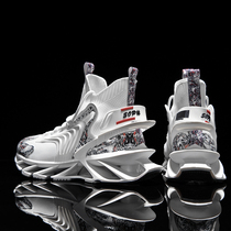 Putian Chaoj mens shoes 2022 Spring basketball sports casual running shoes anti-slip heightening students blade shoes