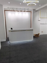 Service desk Beauty salon reception desk Imitation marble counter table Clinic clubhouse Paint front desk Milk tea Supermarket corner