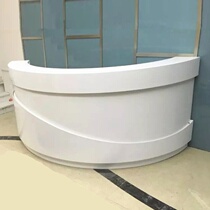 Can be customized round baking paint front desk hospital welcome nurse station curved high-speed rail station rehabilitation center triage station shaped