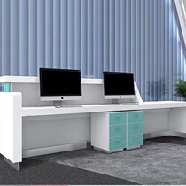 Customizable reception desk oral clinic bar nurse station consultation desk rehabilitation center medical guidance desk large hall workbench