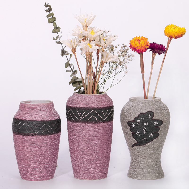 Special offer a clearance rule ceramic POTS restoring ancient ways coarse pottery dried flower water raise the size vases, flower arrangement sitting room place flowerpot