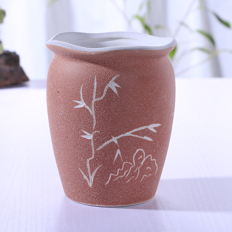 Ceramic flower pot high basin mage small old running the flesh creative move restoring ancient ways is large coarse pottery specials meaty plant POTS