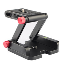Z-type folding tripod head single counter camera photographic camera slide rail micro-distance frame portable table tripod base