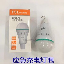 Foshan lighting LED charging light bulb emergency light bubble flashlight pendulum stall energy-saving lamp with hook star fire 3W