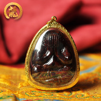 Thailands Buddhist dragon Brain Brain St wood must be covered with bunk Buddha gold clad shell Tai calendar 2555