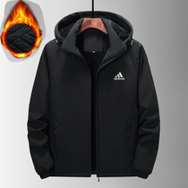 Sport Cotton Jersey Male Thickening plus velvet Enlargement Code Decerting Short cotton jacket Windproof Jacket Cotton Padded Jacket winter jacket