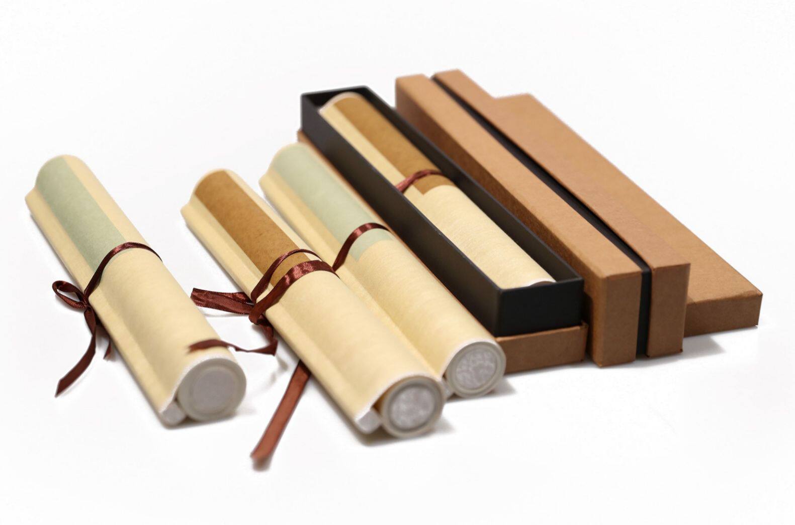 空白宣纸挂轴仿古禅意茶道立轴大留白蜡染笺日式卷轴书房小楷书法