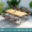 餐椅 X 6+220×90CM柚木色大板长桌