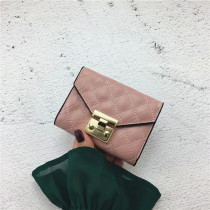 Girl heart ins small coin wallet 2021 New Korean version simple soft wallet fashion folding card bag short money clip