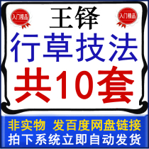 Wang Duo Video Line Book Grass Calligraphy Teaching Combined Brush Wang Duos Grass Book Video Poetry Draft Introductory Lecture Full Episode