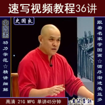 Shi Guoliang Speed Write Teaching Video Tutorial 36 Fine Art Painting Sketching the Watercolor Powder Lead Oil Work Pen