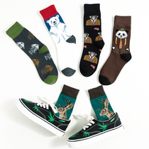 Socks female ins trend autumn long socks Japanese straight tube socks personality Korean version of high socks children I