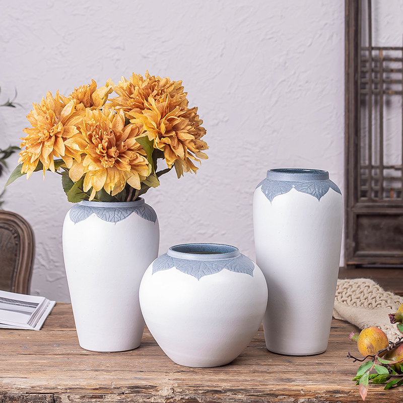 Jingdezhen ceramic vases, I and contracted Europe type creative living room table dry flower arranging flowers adornment furnishing articles suit