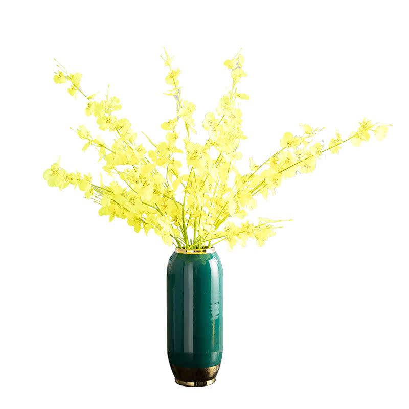 Ceramic vase artical sitting room flower arranging furnishing articles American I and contracted hydroponic dried flowers, creative household decoration