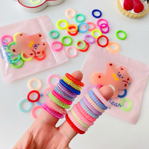 Color telephone line Hairband childrens hair rope does not hurt hair rubber band female tie head girl small rubber band baby hair accessories