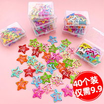 Children hairclip Net red 2021 New Girl broken hairclip Summer Girl small hair card baby Princess headdress