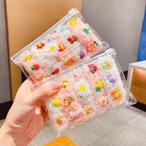 Cartoon plush hairclip Korean Net red 2021 new childrens clip headgear girl cute broken hair hair clip