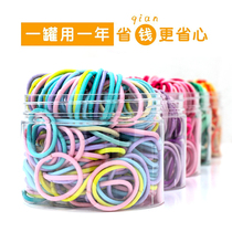 300 small ring rubber bands Girls tie hair hair rope High elastic durable head rope Candy color hair ring holster hair accessories