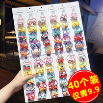 Girl rubber band does not hurt hair elasticity good cartoon hair rope female cute head rope female girl girl princess Hairband