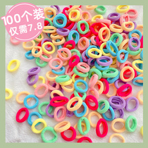 Childrens rubber band baby tie hair small rubber band girl towel ring does not hurt hair elasticity good small tweeted head rope Hairband