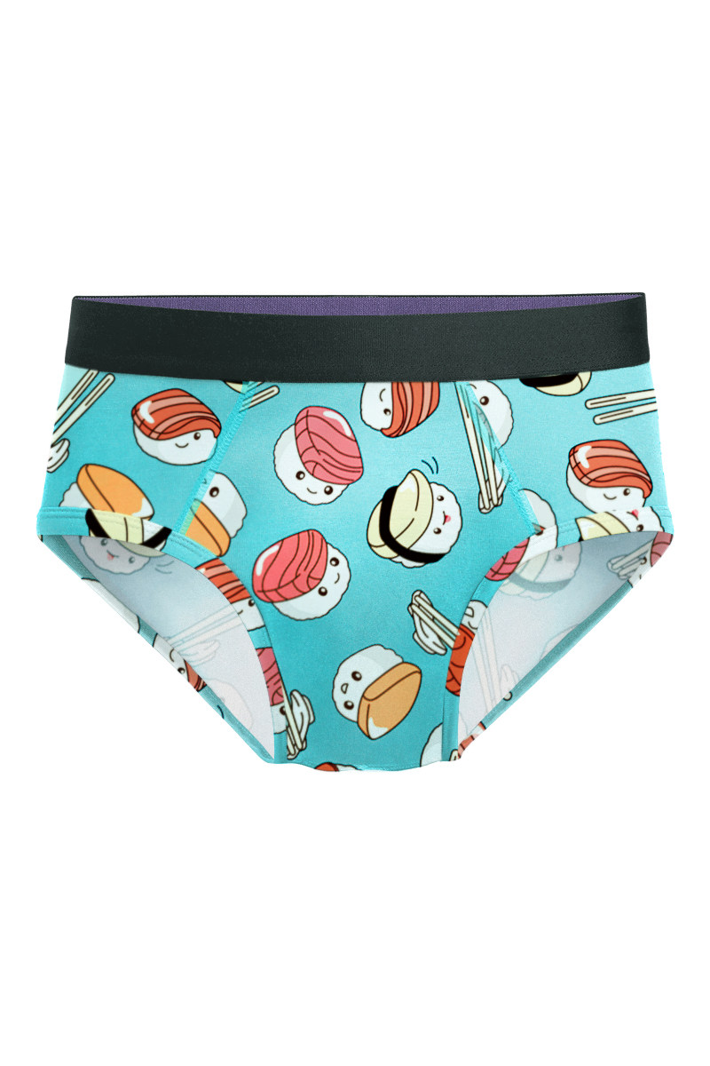 briefsandme寿司物语少女内裤低腰平角裤头男士情侣内衣阿罗裤