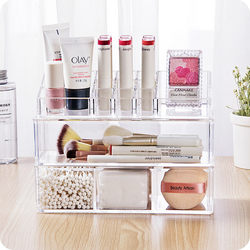 acrylic cosmetic box transparent clear make up organizer