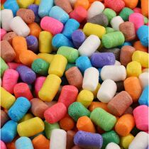 1000 promotional magic DIY handmade corn pellets Kindergarten production material Building blocks educational toys