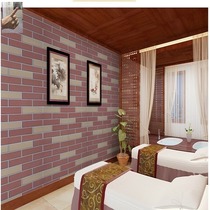 Hotel wallpaper cloud outdoor waterproof sunscreen outdoor bathroom top retro brick hotel restaurant haircut clothing store wallpaper