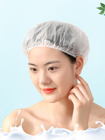 여성을위한 일회용 샤워 모자 방수 목욕 가정 두꺼운 헤어 모자 머리 마스크 특별한 통기성 머리 염색 헤드 커버 여성을위한 일회용 샤워 모자 방수 목욕 가정 두꺼운 헤어 모자 머리 마스크 특별한 통기성 머리 염색 헤드 커버