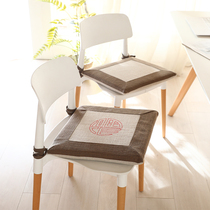 Simple linen cushion Removable and washable cushion Home tatami mat Autumn and winter office ass pad Table cushion