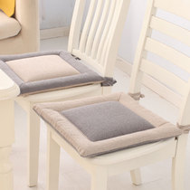 Simple linen cushion cushion Home four seasons universal autumn and winter student office breathable butt cushion Dining table cushion