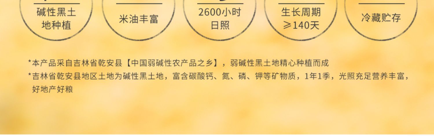 【拍2件】黑熊农场！米油黄小米1000g×2袋