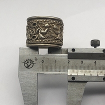 Ancient Play Miscellaneous Retro Antique Silver Old-style Finger Ring can turn copper and silver Wrench Finger jewelry