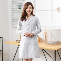 Medical white coat Long sleeve long sleeve doctor uniform Nurse clothes Isolation hospital half sleeve nurse logo embroidery