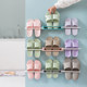 Foldable slippers rack wall-mounted storage artifact bathroom toilet wall-mounted toilet toilet nail-free perforated rack Foldable slippers rack wall-mounted storage artifact bathroom toilet wall-mounted toilet toilet nail-free perforated rack