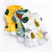 Kitty Pet Pooch Clothing Spring Summer Teacup Tedi Beaume Super Small Puppies Princess Vest Skirt Thin