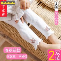 Ballabala female baby hit bottom pants Spring autumn new children 9 Sub-pants small and young children wearing foreign air summer clothes