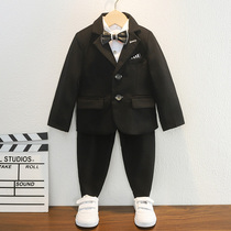 Boy gown Childrens spring and autumn suit Playboy wedding Piano exam grade performance model acting out of the boy host