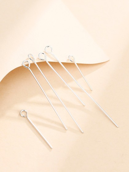 S925 스털링 실버 9 핀 비드 바늘 DIY 상감 귀걸이 귀걸이 이어링 팔찌 수제 링크 문자열 라운드 비드 수제 액세서리 재료 S925 스털링 실버 9 핀 비드 바늘 DIY 상감 귀걸이 귀걸이 이어링 팔찌 수제 링크 문자열 라운드 비드 수제 액세서리 재료