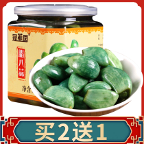 Crown Fired Garden emerald 8 garlic Zhengzong East Golden Township Garlic Fresh Salted Green Garlic Sugar Vinegar Garlic Pickled Garlic Sautli Pickle Rice Dish