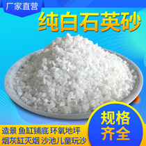 White sand quartz sand pure white landscape sand hotel ashtray smoke extinguishing sand fine sand natural sand water treatment filter sand