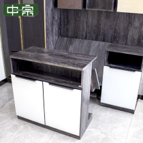 Flip folding table hardware accessories table desk wine cabinet multi-function down folding telescopic hidden guide rail accessories