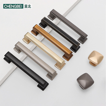 Presents North American Style Black Wardrobe Door Handle Drawer Cabinet Small Handle Modern Minima Cabinet Handle Kitchen Door Handle