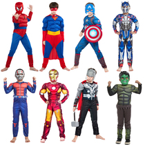Halloween childrens performance costume Superhero boy cosplay clothes performance kindergarten performance suit